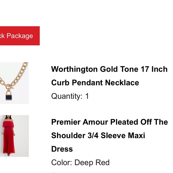 NWOT Worthington Gold Tone 17 Inch Curb Pendant
Necklace - Picture 12 of 12